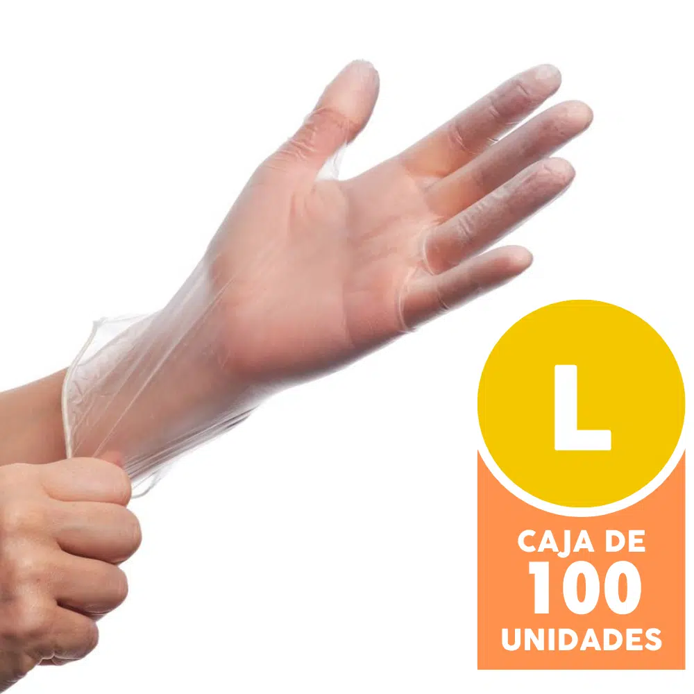 guante vinilo l